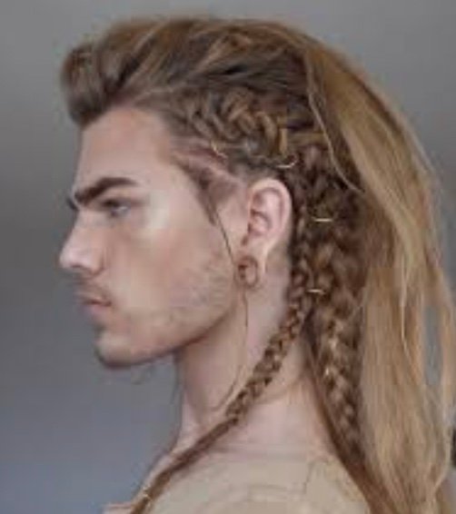 blonde guy gay with long hair beautiful young hot