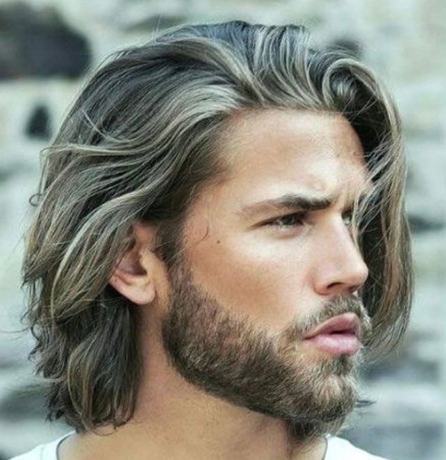 blonde long hair guy hot